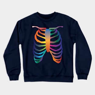 Colorful Ribcage Crewneck Sweatshirt